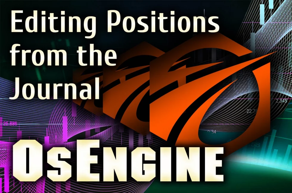 Journal. Editing Positions in OsEngine.