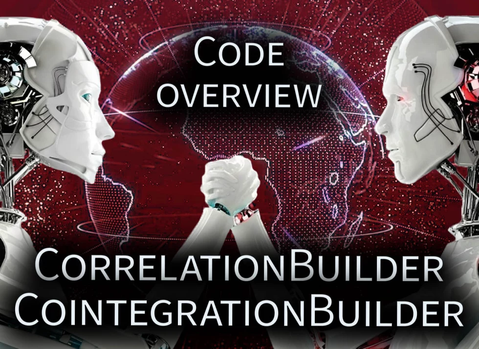 Using correlation and cointegration from the common layers of robot creation in OsEngine.