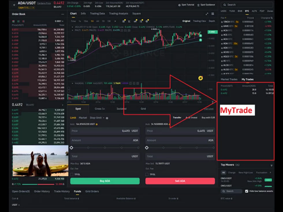 Trades on Your Own Account. MyTrade Class in OsEngine.